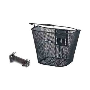 Basil Bremen BE - bicycle basket - including BasEasy stemholder - black