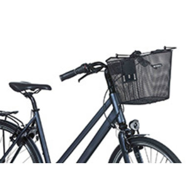 Basil Bremen BE - bicycle basket - including BasEasy stemholder - black