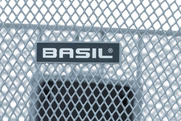 Basil Bremen KF bicycle basket front silver Basil