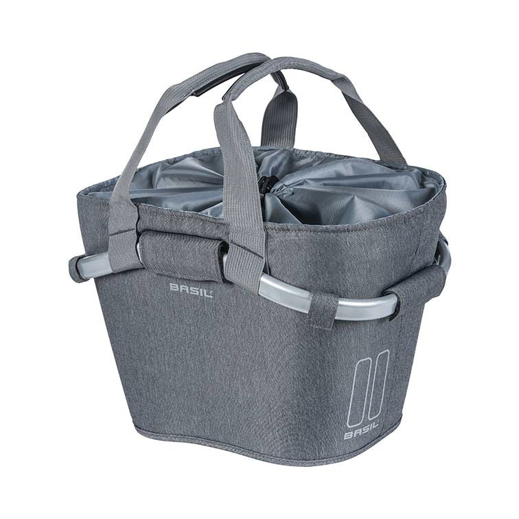 Grau Carry Front Basil Basil Fahrradkorb Basket - - – KF 2Day All