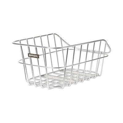 Basil Cento Alu - bicycle basket – rear - aluminium