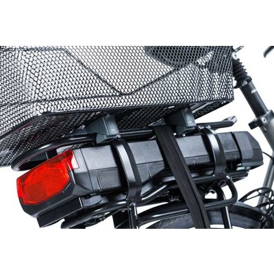 Basil Cento WSL - bicycle basket - rear - black