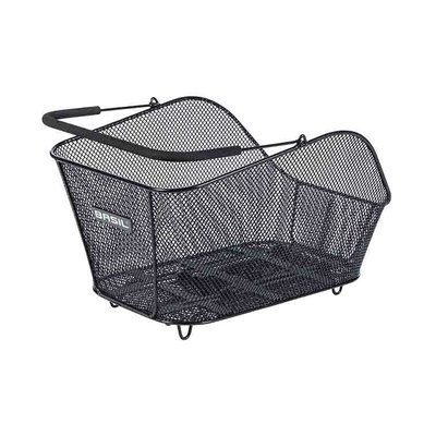 Basil Icon M MIK – bicycle basket – rear - black