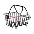 Basil Cento Alu Multi System Nordlicht - bicycle basket - rear - black