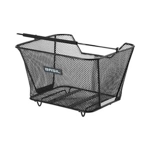 Basil Lesto - rear basket - rear - black