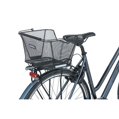 Basil Lesto - rear basket - rear - black