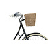 Basil Bremen Rattan Look FM – Fahrradkorb – vorne - braun