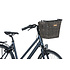 Basil Bremen Rattan Look KF - bicycle basket - front - dark brown