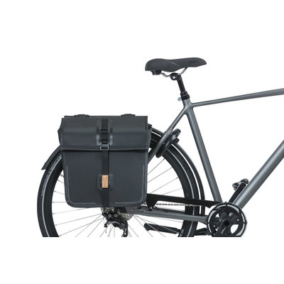 Basil Urban Dry - double bicycle bag - 50 liter - black