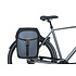 Basil Miles - dubbele fietstas - 26 liter - zwart/grijs