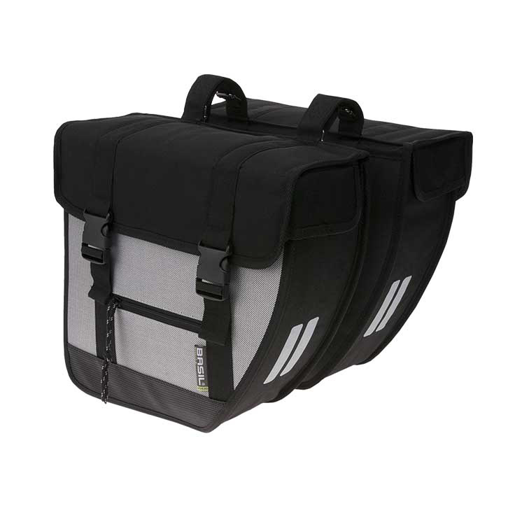 Basil Tour XL - double bike bag - black 