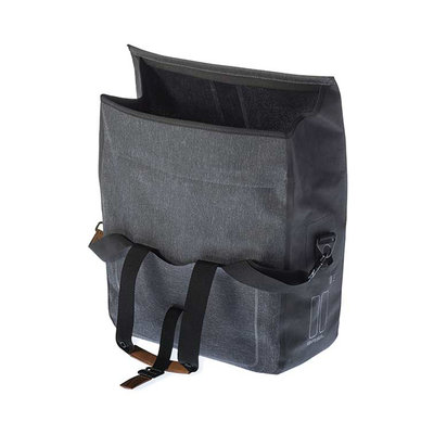 Basil Urban Dry - business fietstas - 15 liter - dark grey