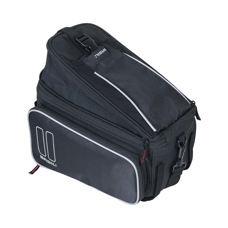 Basil Sport Design - gepäckträgertasche - 7-15L - Basil schwarz 