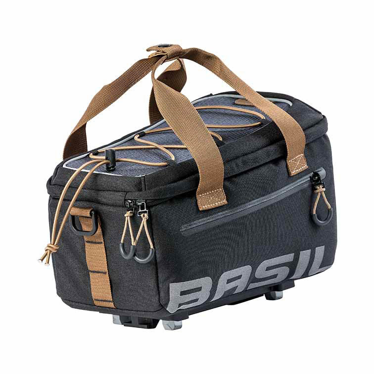 Basil Miles - Gepäckträgertasche für MIK System - schwarz/blau - Basil