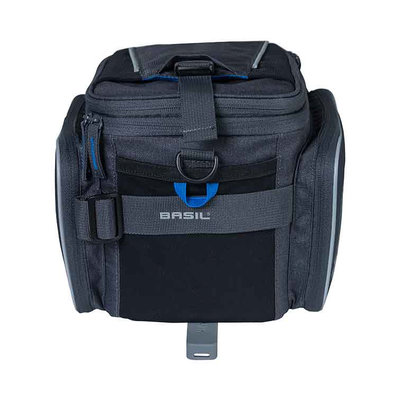 Basil Sport Design – Gepäckträgertasche MIK – 7-15 Liter - grau