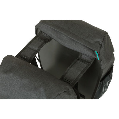 Basil Discovery 365D - doppelte Fahrradtasche M - 18 Liter - schwarz melee