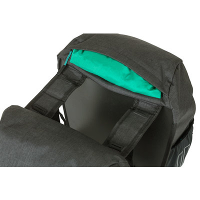 Basil Discovery 365D - doppelte Fahrradtasche M - 22 Liter - schwarz melee