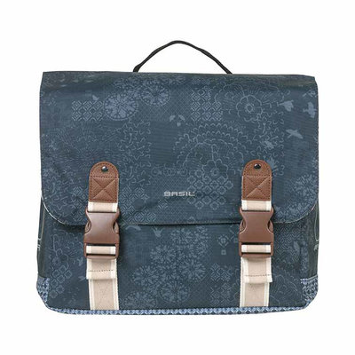 Basil Bohème MIK - double bicycle bag - 28 liter - blue