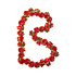 Basil Flower Garland - red