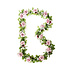 Basil Roses Garland - pink