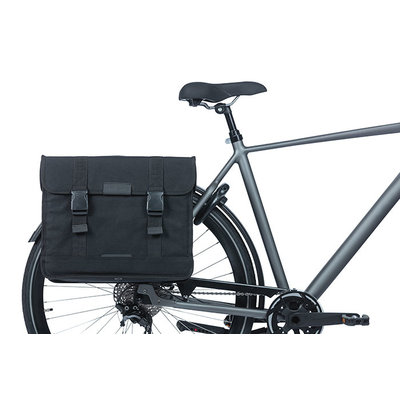 Basil Kavan Eco Classic - Fahrrad Doppeltasche - 58 Liter - schwarz