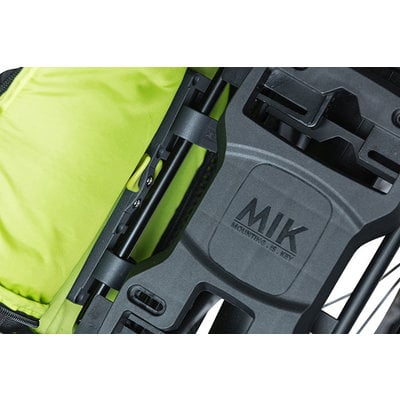 MIK pannier bag tubes - voor MIK bagagedragerplaat - 2 stuks - zwart