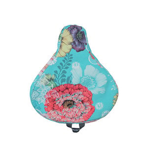 Bloom Field - saddle cover - blue