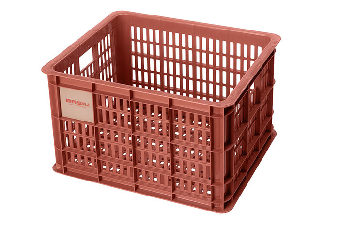 Basil Crate M - fietskrat - 27 liter - rood - Basil