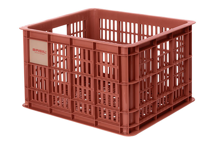 Basil Crate M - fietskrat - 27 liter - rood - Basil
