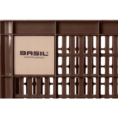 Basil Crate S - fietskrat - 17.5 liter - bruin