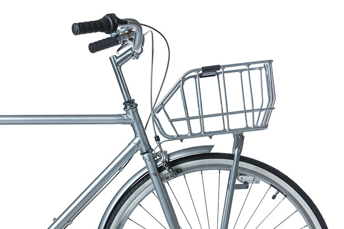 Basil Portland - Fahrradkorb - vorne - chrom - Basil