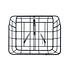 Basil Portland - bicycle basket - front - matt black