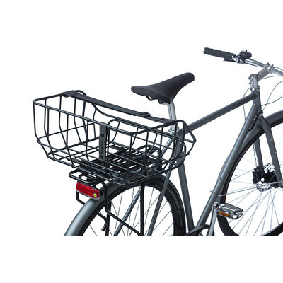 Basil Portland - fietsmand MIK – achterop – chroom