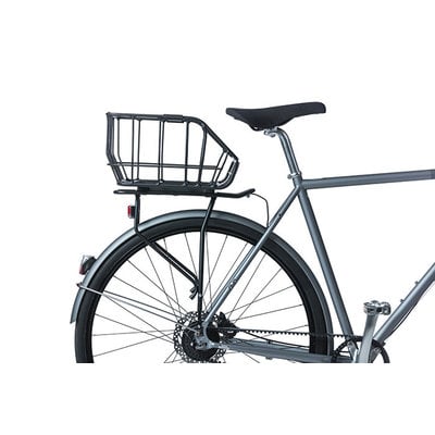 Basil Portland - bicycle basket MIK - rear - matt black