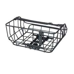 Basil Portland - bicycle basket MIK - rear - matt black