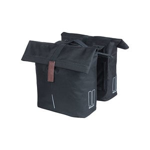 City - double pannier bag MIK - black