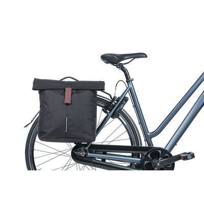 Basil City - Fahrrad Doppeltasche MIK -  28-32 Liter - schwarz