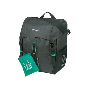 Basil Discovery 365D - enkele fietstas L - 20 liter - zwart