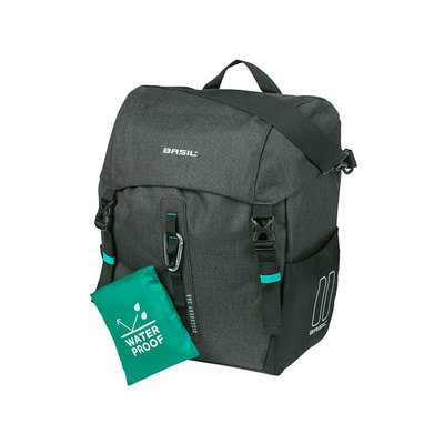 Basil Discovery 365D - enkele fietstas L - 18 liter - zwart