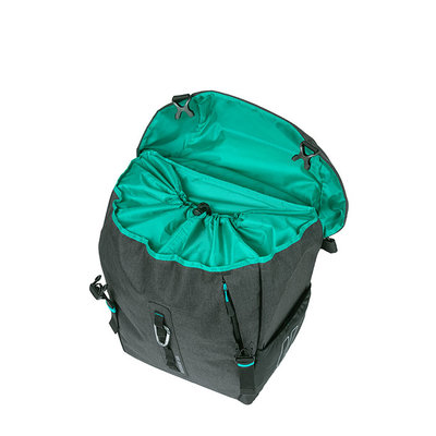 Basil Discovery 365D - enkele fietstas L - 20 liter - zwart