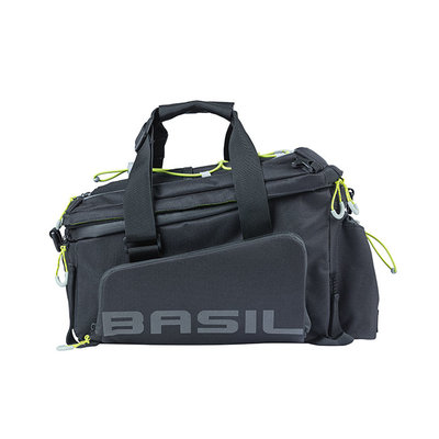 Basil Miles - Gepäckträgertasche XL Pro - 9-36 Liter - schwarz