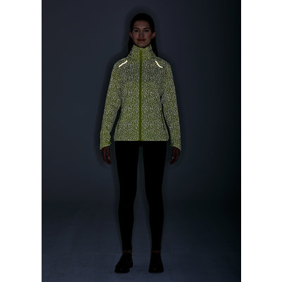 Basil Skane HiVis bicycle rain jacket - women - neon yellow
