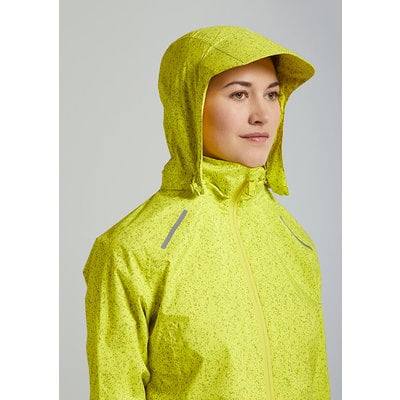 Basil Skane HiVis bicycle rain jacket - women - neon yellow