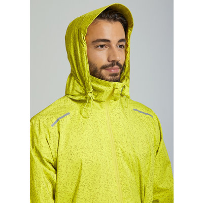 Basil Skane HiVis bicycle rain jacket - men - neon yellow