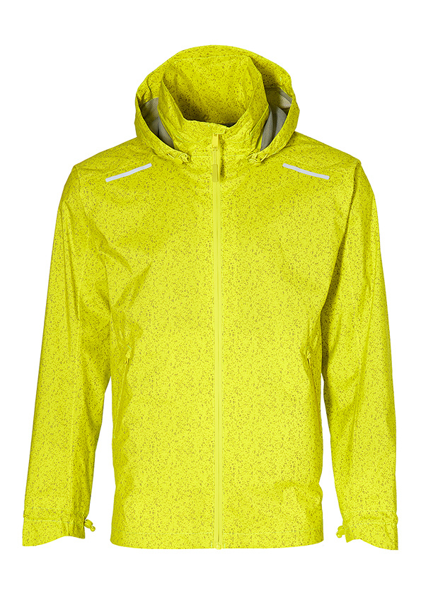 Men Men's Hybrid Jacket Black/neon-yellow-Daiber