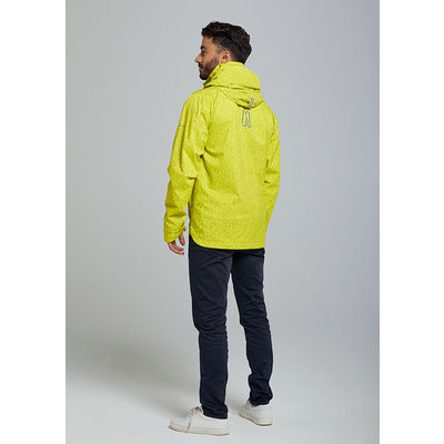 Basil Skane HiVis bicycle rain jacket - men - neon yellow