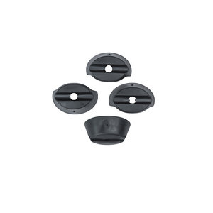 Basil Buddy - rubberen ring voor Basil Buddy koepel – 4 stuks - zwart