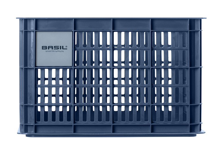 Plástico-bicicleta recuadro Basil Crate-s small 25ltr blues Tone