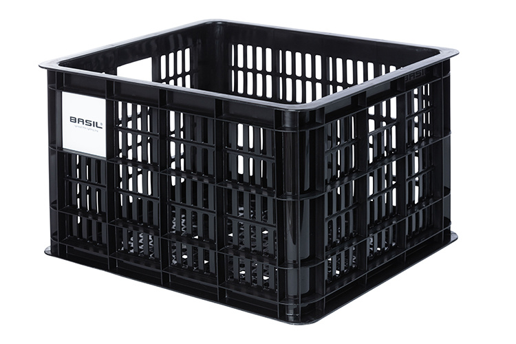 Basil Crate M - fietskrat - zwart - Basil