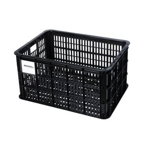 Basil bicycle crate L - large - 40 litres - black